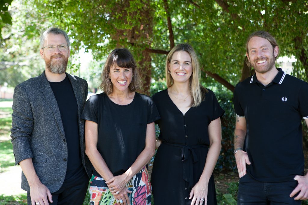 Tim Stacey, Courtney Baker, Ashlea Crichton and Thomas Rowe.
